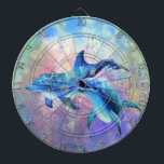 Dolphin Couart Board Lycklig Family Darttavla<br><div class="desc">Delfinritning av flera MIGNED-målningsdesign</div>