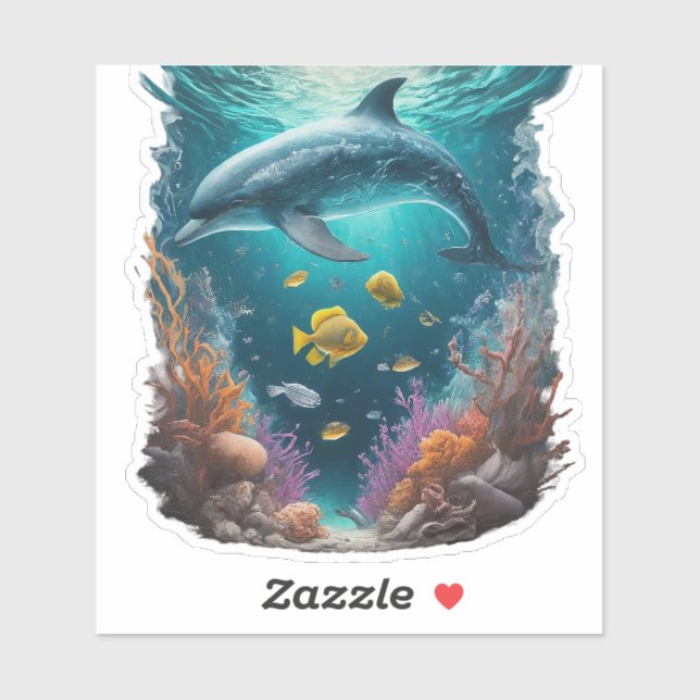 Dolphin Dance Klistermärken (Ark)