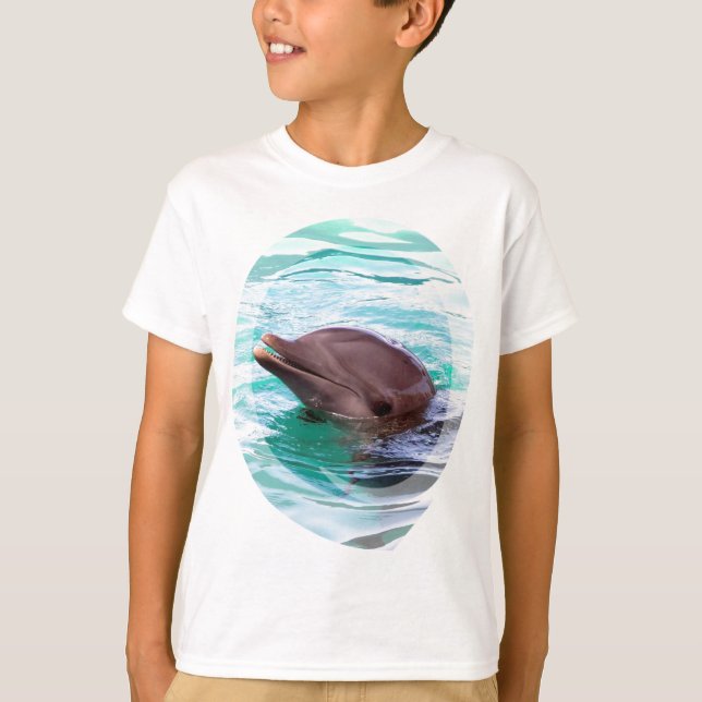 Dolphin Design Barn Sweatshirt T-shirt (Framsida)