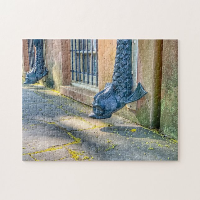 Dolphin Downspout Savannah Puzzle Pussel (Horisontell)