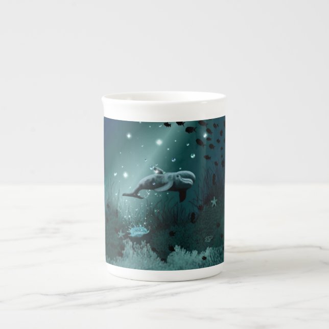 Dolphin Dream Benporslin Mugg (Framsidan)
