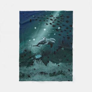 Dolphin Dream Fleecefilt