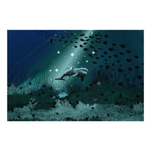 Dolphin Dream Fototryck