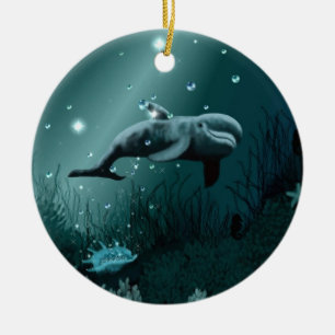 Dolphin Dream Julgransprydnad Keramik