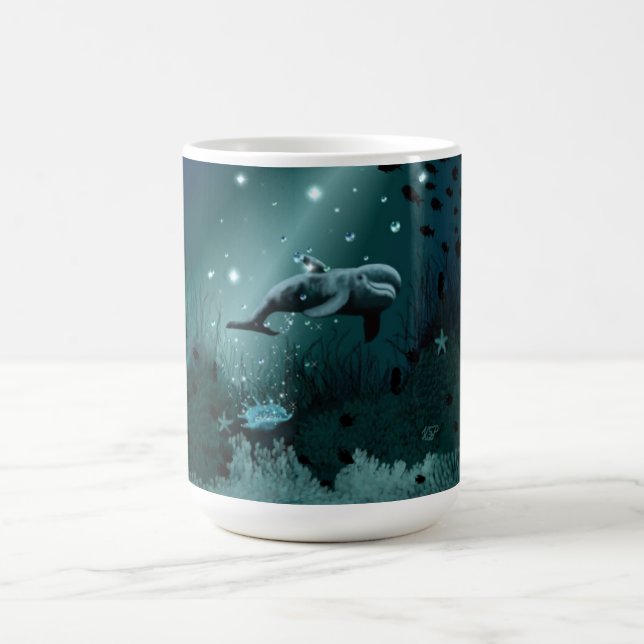Dolphin Dream Magisk Mugg (Center)