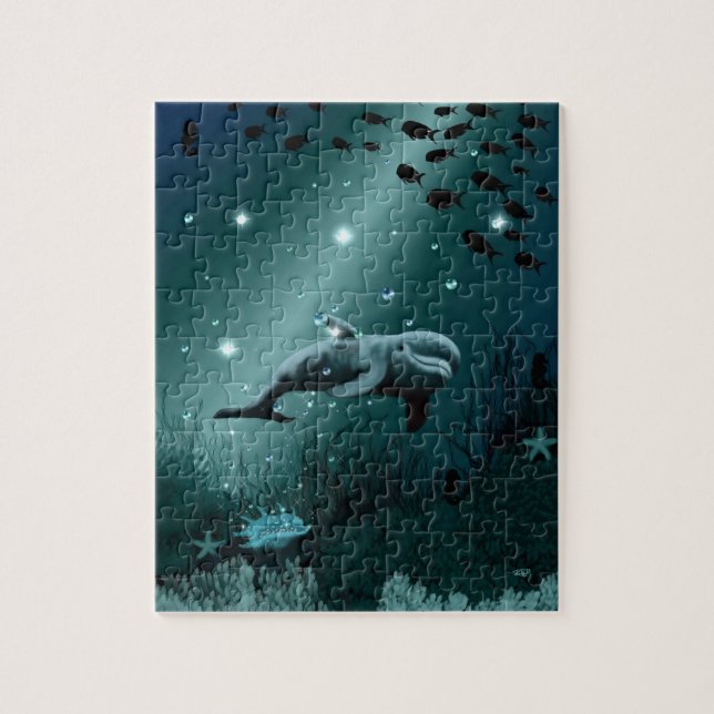Dolphin Dream Pussel (Vertikal)