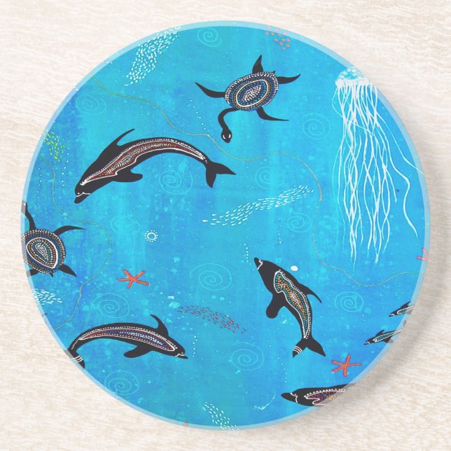 Dolphin Dreaming Underlägg (Framsidan)
