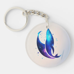 Dolphin Dreams Acrylic Keychain - Bär med Magic