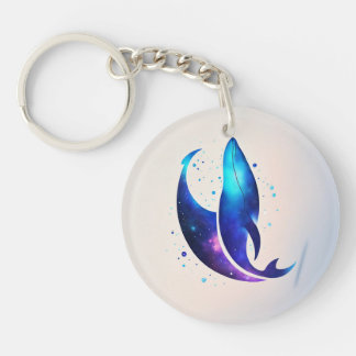 Dolphin Dreams Acrylic Keychain - Bär med Magic