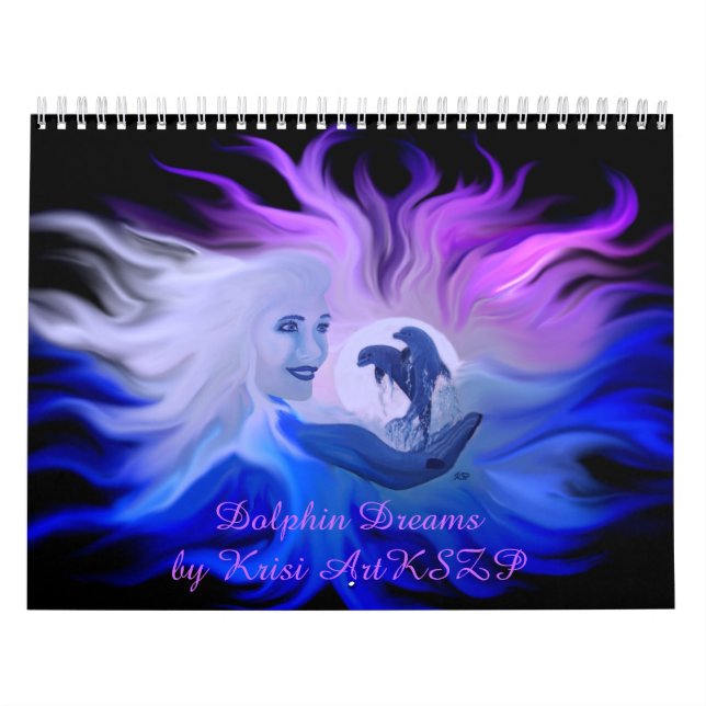 Dolphin Dreams av Krisi ArtKSZP Kalender (Omslag)