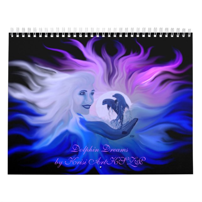 Dolphin Dreams av Krisi ArtKSZP Kalender (Omslag)