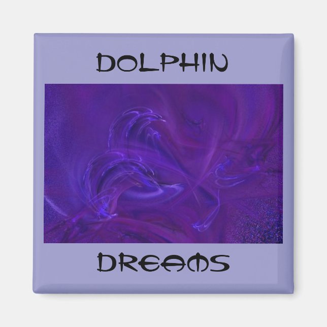 Dolphin Dreams Magnet (Framsidan)