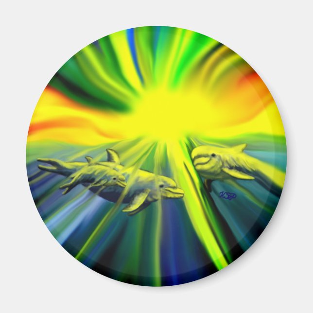 Dolphin Family in Sunshine Magnet (Framsidan)