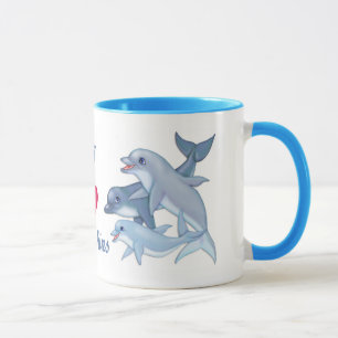Dolphin Family Mugg