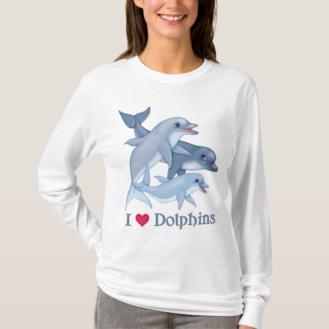Dolphin Family T-shirt (Framsida)