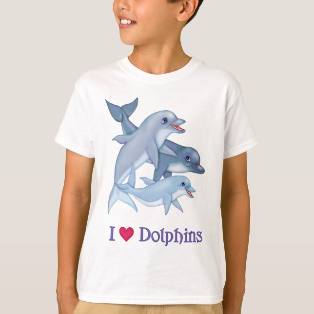 Dolphin Family T-shirt (Framsida)