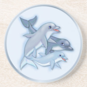 Dolphin Family Underlägg Sandsten