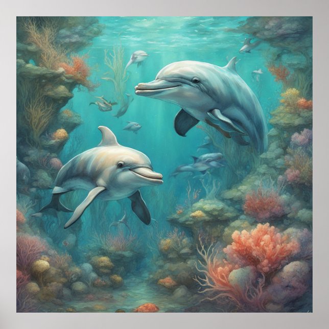 Dolphin Fantasy 7 Poster (Framsidan)