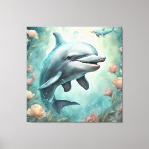 Dolphin Fantasy 8 Canvastryck
