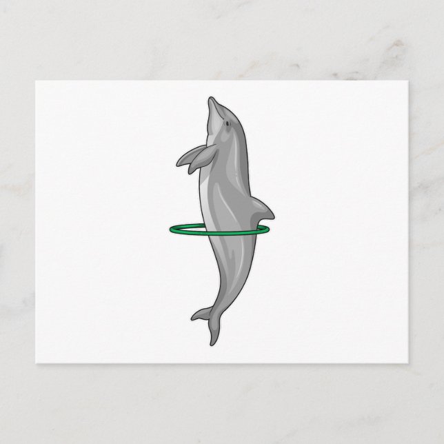 Dolphin Fitness däck Sport Vykort (Framsida)