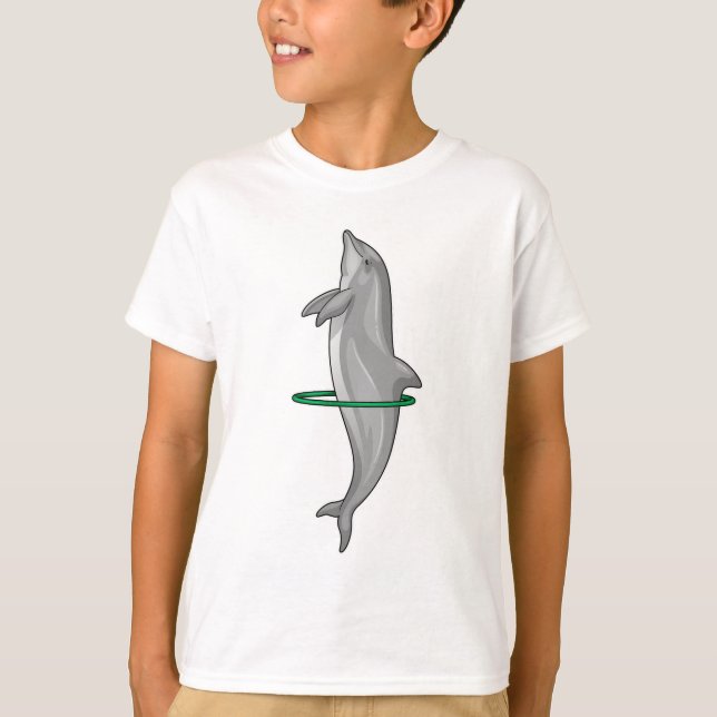 Dolphin Fitness däck Sports T Shirt (Framsida)
