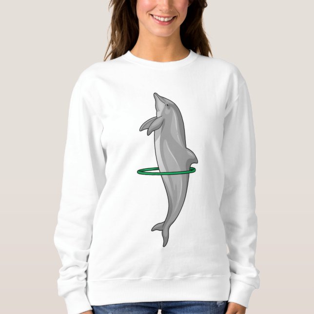 Dolphin Fitness däck Sports T Shirt (Framsida)