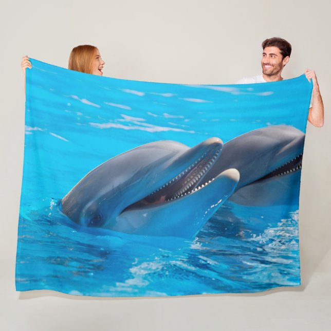 Dolphin Fleece Blanket (På plats)