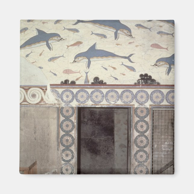 Dolphin Frescoes in the Queen's Bathroom Magnet (Framsidan)