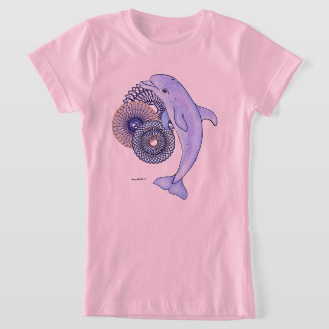 Dolphin Harmony T Shirt (Laydown)