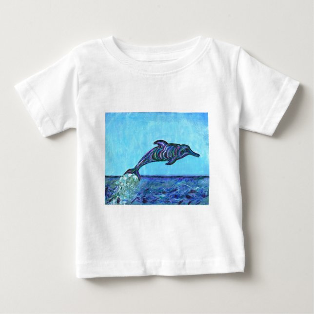 Dolphin-hopp T Shirt (Framsida)