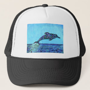 Dolphin-hopp Truckerkeps