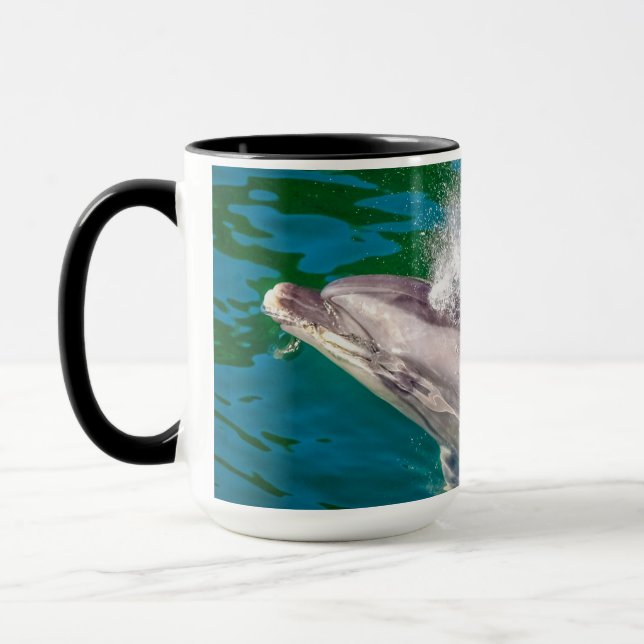 Dolphin i Milford Ljud, Nya Zeeland Mugg (Vänster)