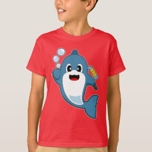 Dolphin Ice hockey Ice hockey stick T Shirt