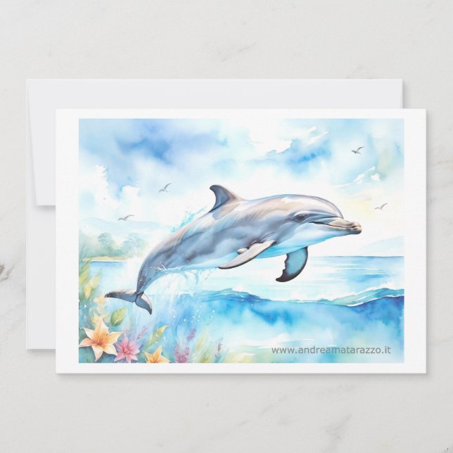 Dolphin Inbjudningar (Framsida)