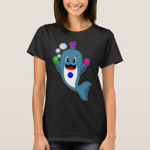 Dolphin Juggler Juggle T Shirt