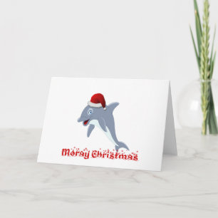 Dolphin jul helgkort