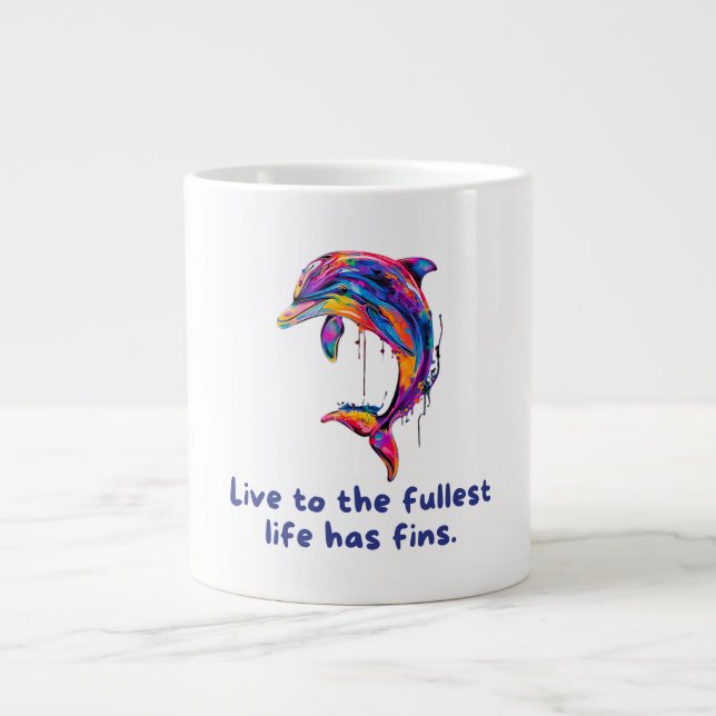 Dolphin Jumbo Mugg (Framsidan)