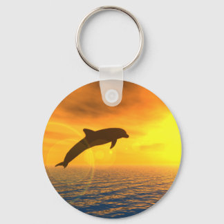 Dolphin Jump Keychain Nyckelring