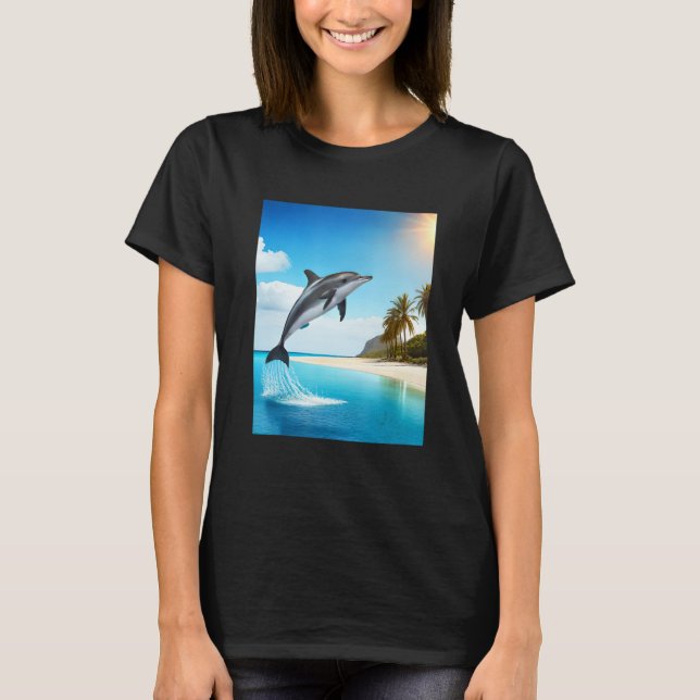 Dolphin Jump T Shirt (Framsida)