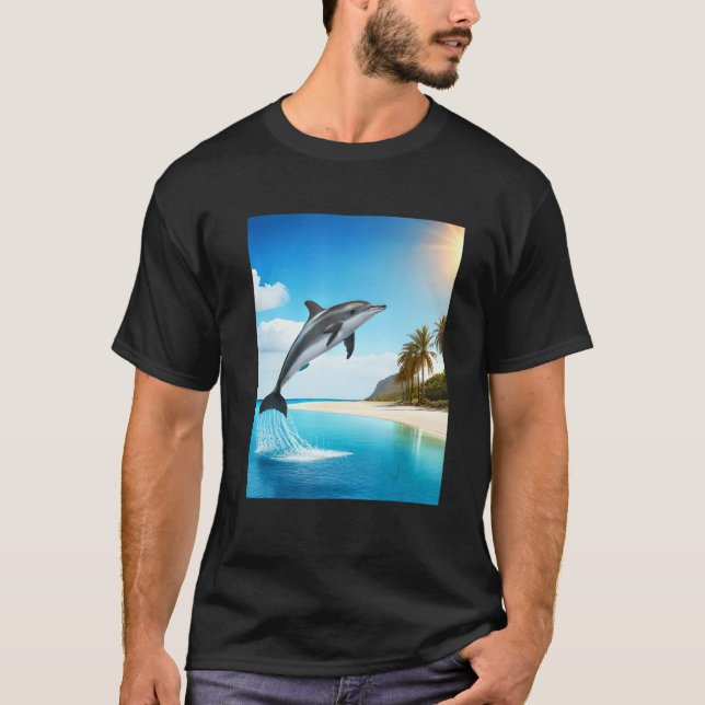 Dolphin Jump T Shirt (Framsida)