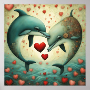 Dolphin Kärlek 2 Poster