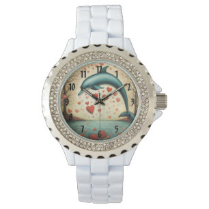 Dolphin Kärlek 3 Armbandsur