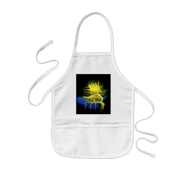 Dolphin Kärlek Barnförkläde (Framsidan)