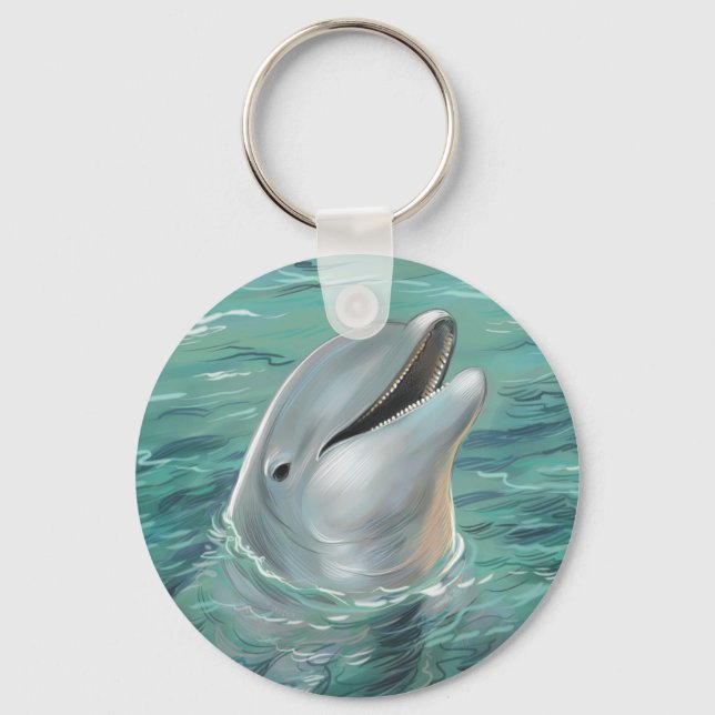 Dolphin Keychain Nyckelring (Framsida)