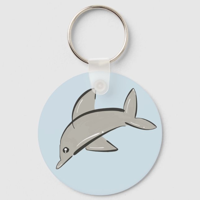 Dolphin Keychain Nyckelring (Framsida)
