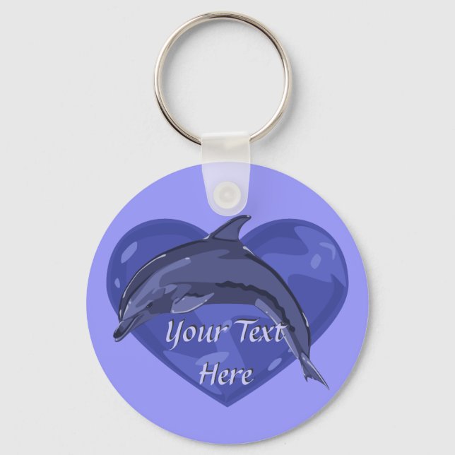 Dolphin Keychain Nyckelring (Framsida)