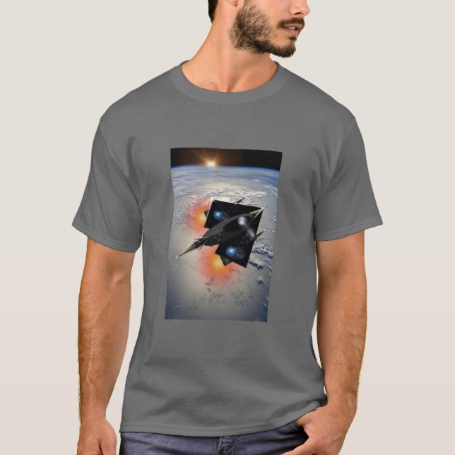 Dolphin Krig Djävulen Ray manar Tshirt T Shirt (Framsida)