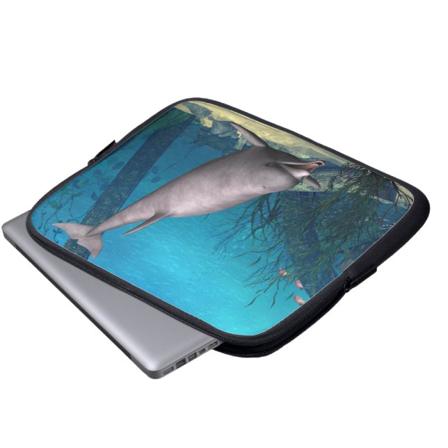 Dolphin Laptop Fodral (Framre botten)