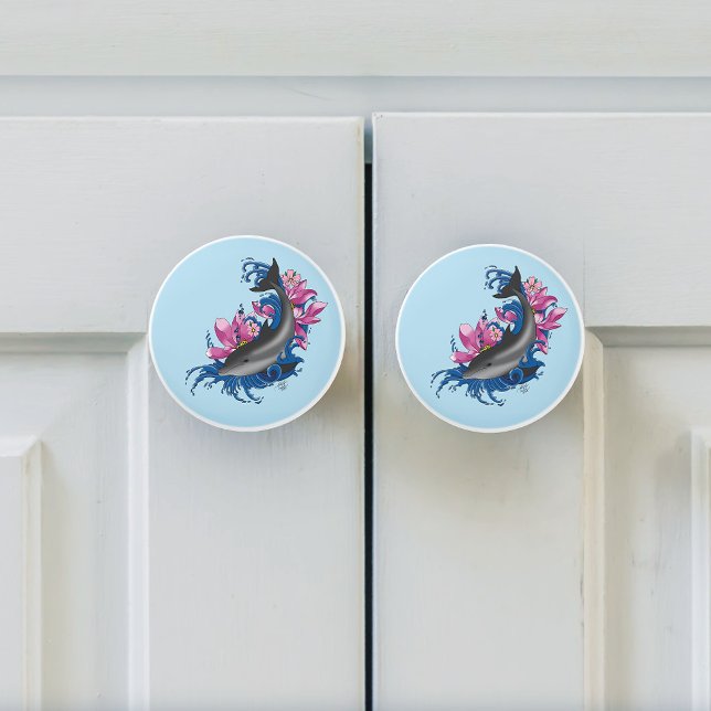 Dolphin Lotus Flowers Cherry Blommars Knopp (Skapare uppladdad)