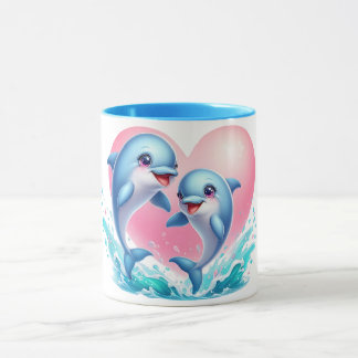 Dolphin love Mug Mugg